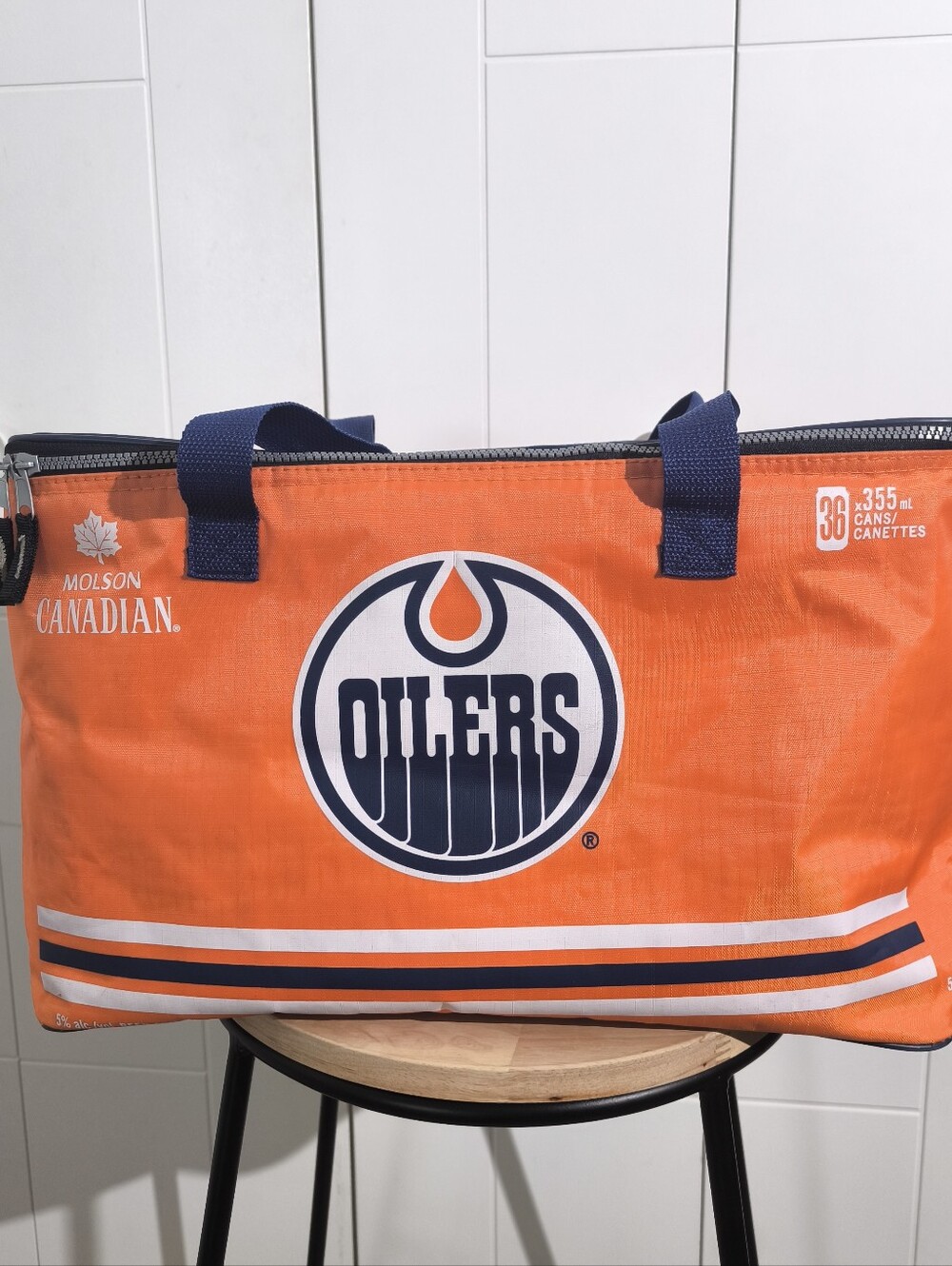 Molson Canadian Edmonton Oilers 36-can soft cooler bag